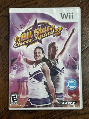 All-Star Cheer Squad 2 Nintendo Wii Game and Manual. UNTESTED